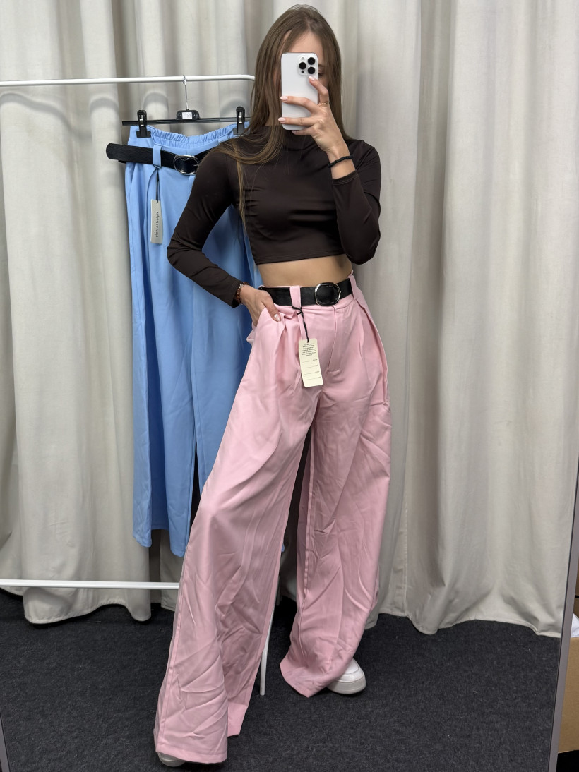 Spodnie elegancie z paskiem