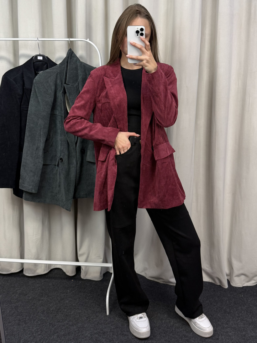 Marynarka prążek sztruks 