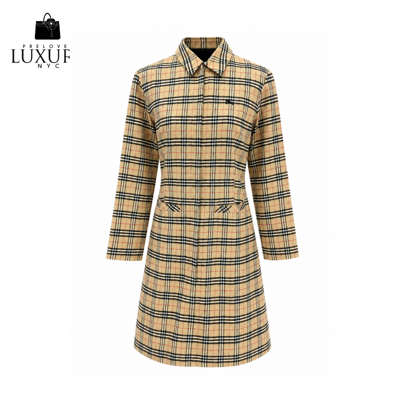 BURBERRY Nova Check Dress Cotton