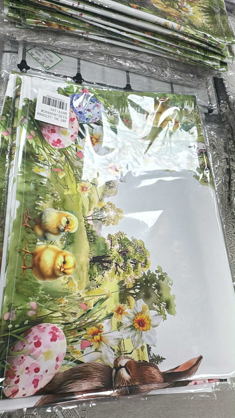 Obrus wielkanocny, szarfa  40/150 - 0568 //  0556 - biały