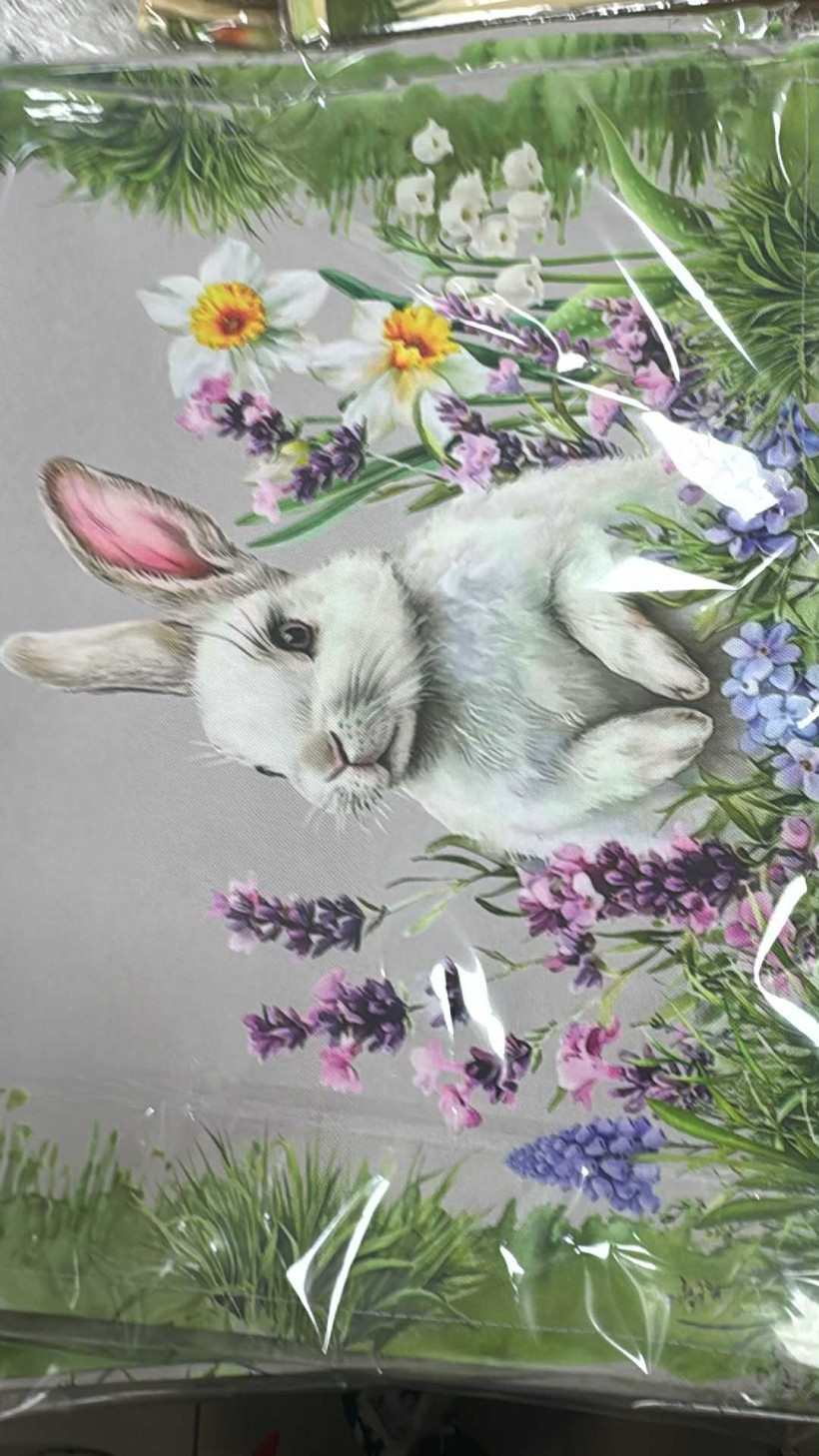 Obrus wielkanocny, szarfa 40/150- 0556 // 0556 - szary