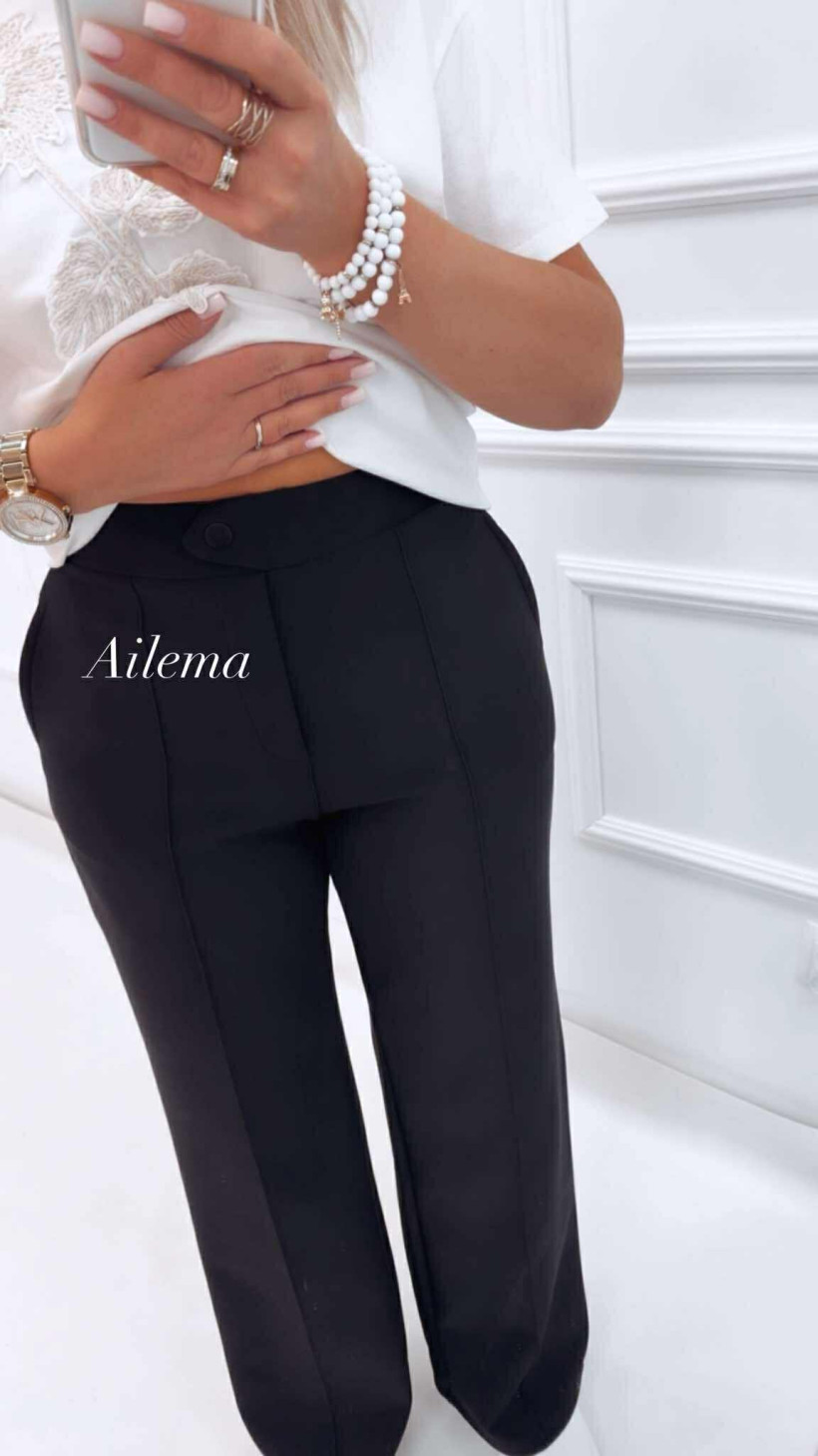 Eleganckie spodnie ZTR-2585 z przeszyciem