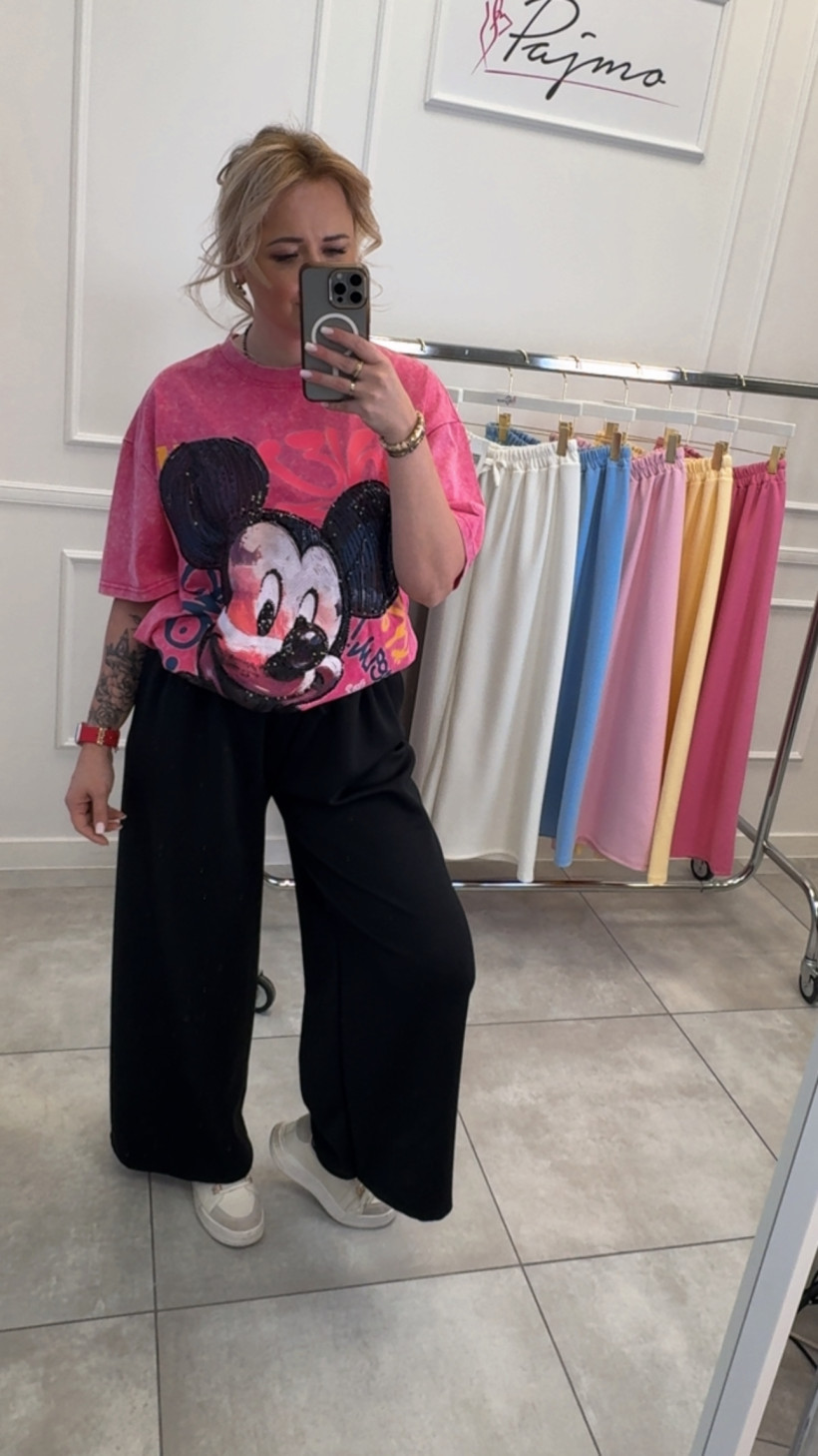 Spodnie masełkowe szerokie 14383