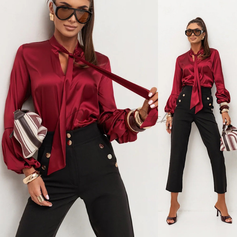 Spodnie Cygaretki Kay Czarne