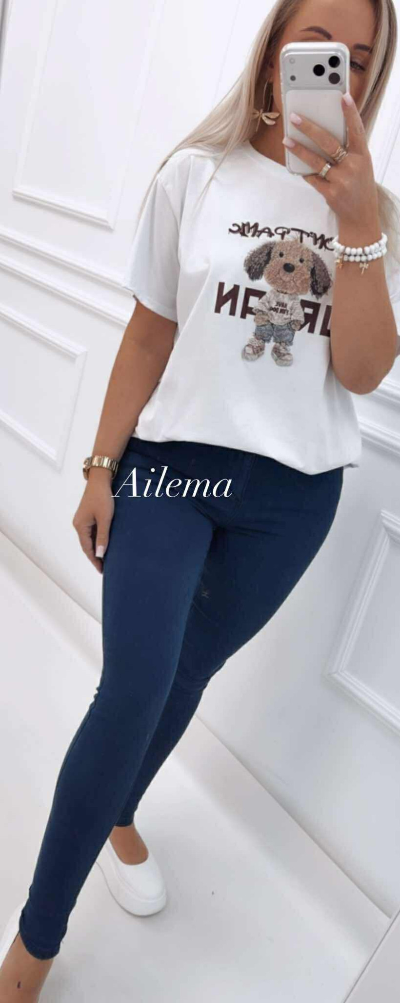 Jeansy Goodies rurki Q552-35 morskie