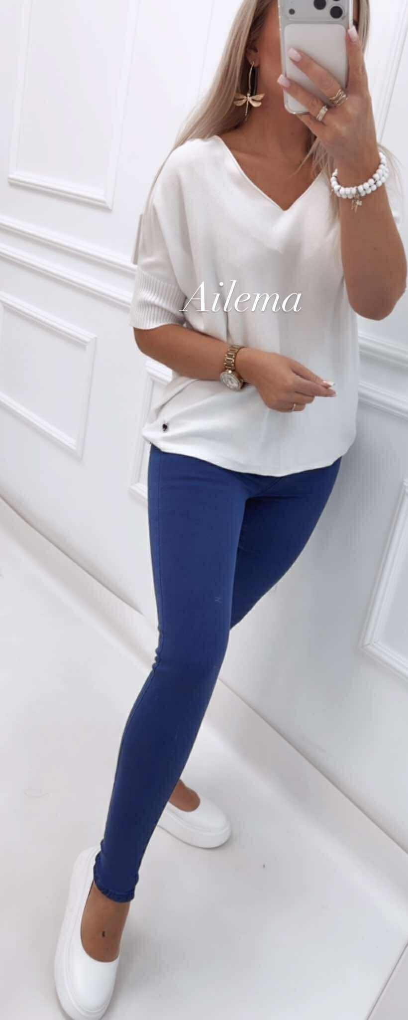 Jeansy Goodies rurki Q552-9 ciemny jeans
