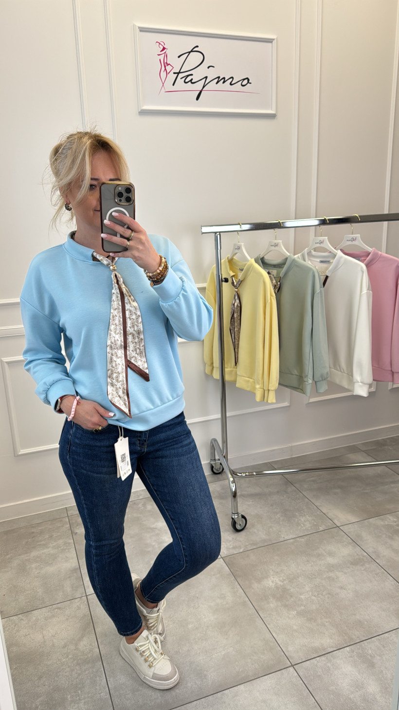 Bluza z apaszką 14393