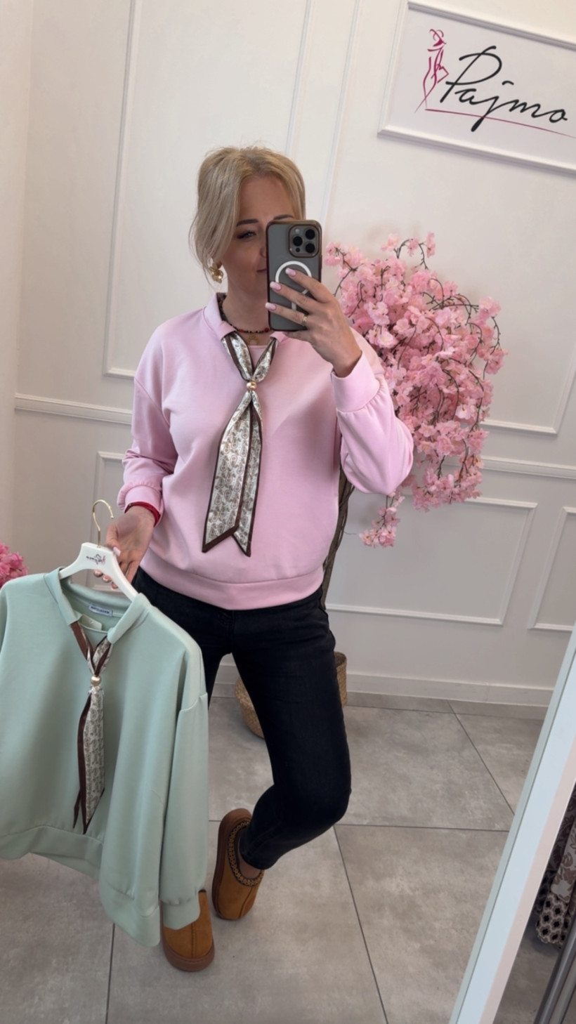 Bluza z apaszką 14393