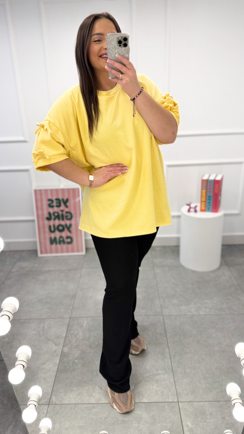 Koszulka z kokardką VIPO żółta 