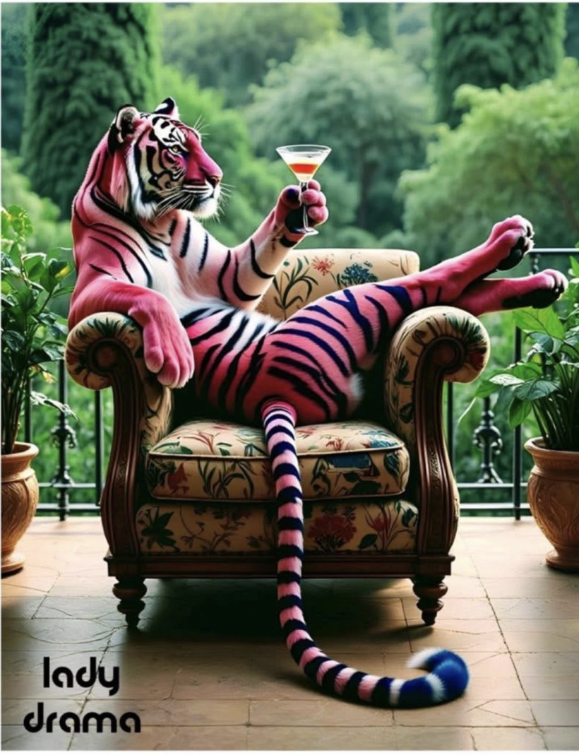 T-SHIRT ŚMIETANA DIVA LADY DRAMA