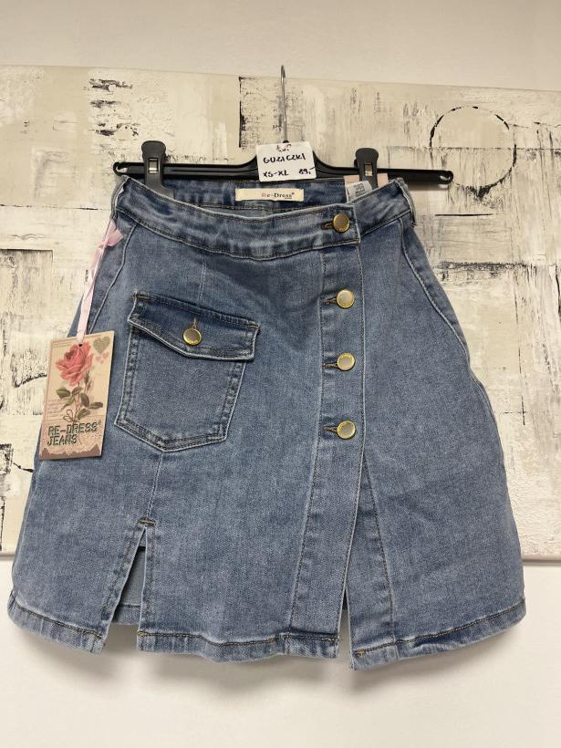 GUZICZKI- spódniczka RE-DRESS JEANS 233-1