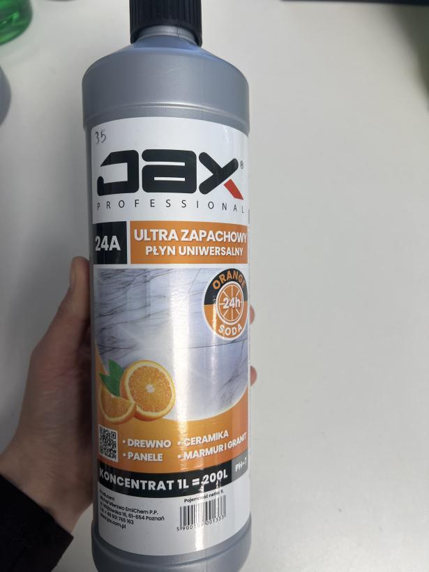 PŁYN- ultra zapachowy płyn uniwersalny orange koncentrat 1l