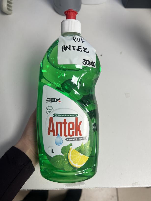 ANTEK- płyn do mycia naczyń cytryna-mięta