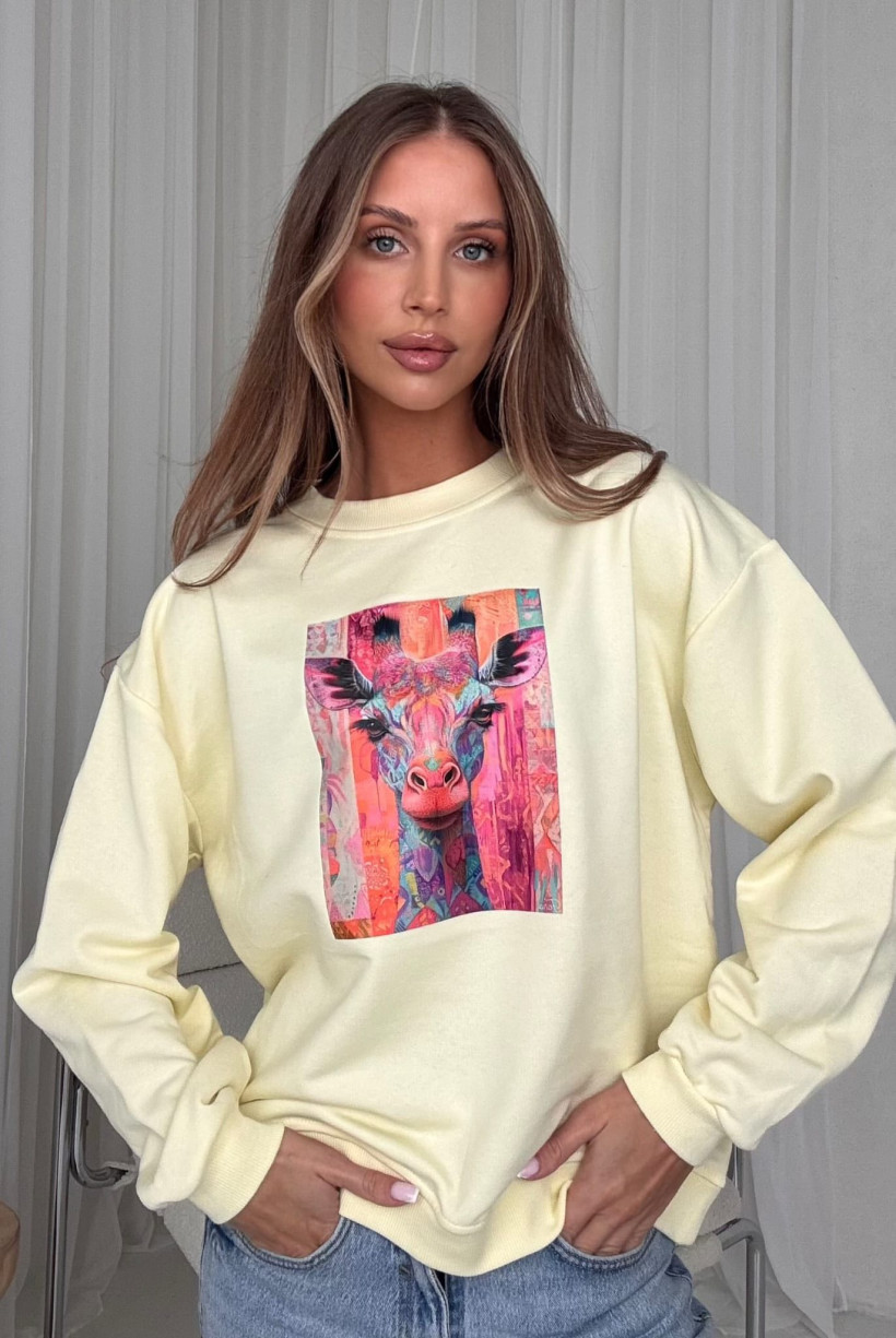 Bluza Bocca BL97 kolorowa żyrafa