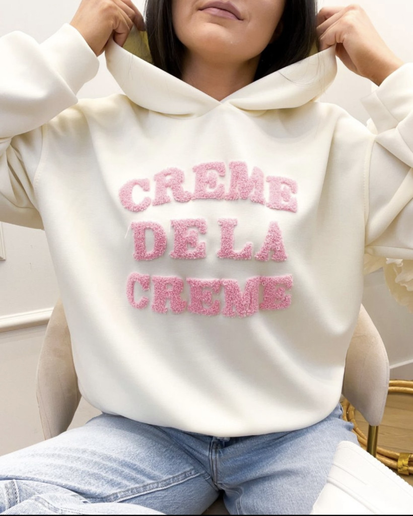 AZARA BLUZA BUDYŃ NAPIS RÓŻ