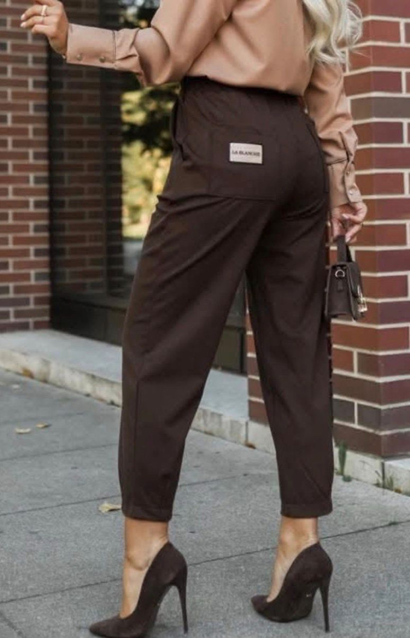 SPODNIE KARDIASZAN GORZKA CZEKOLADA LA BLANCHE