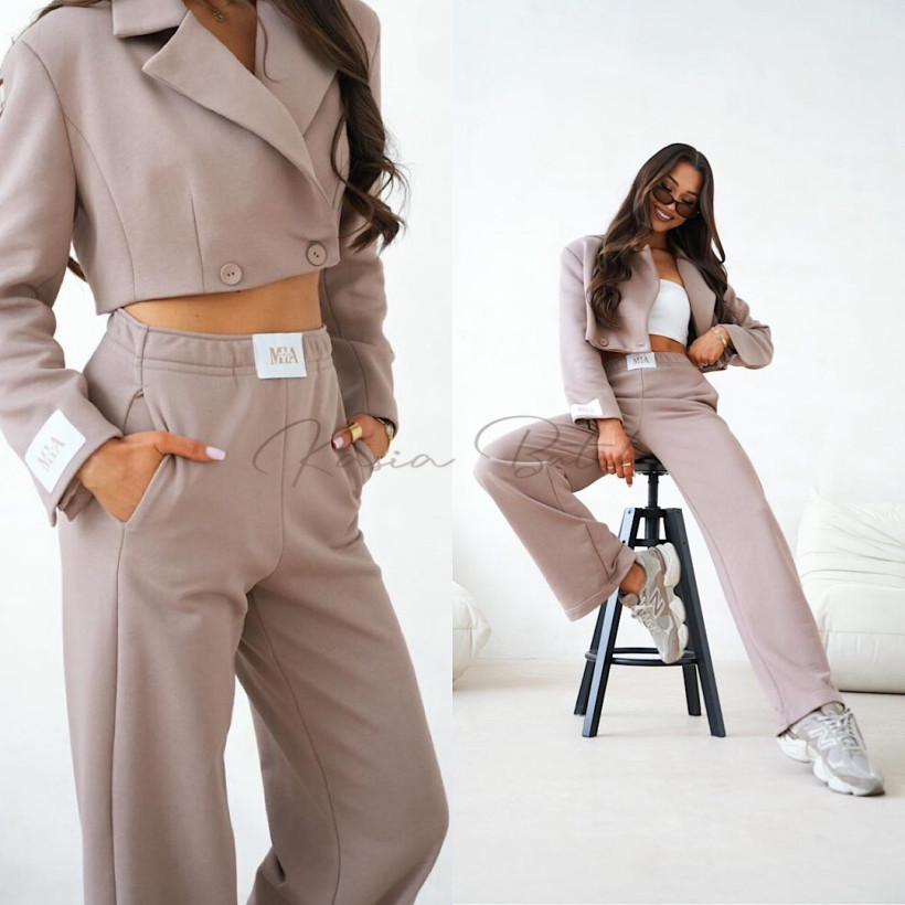 Spodnie Bawełniane Chic By Mia Fango