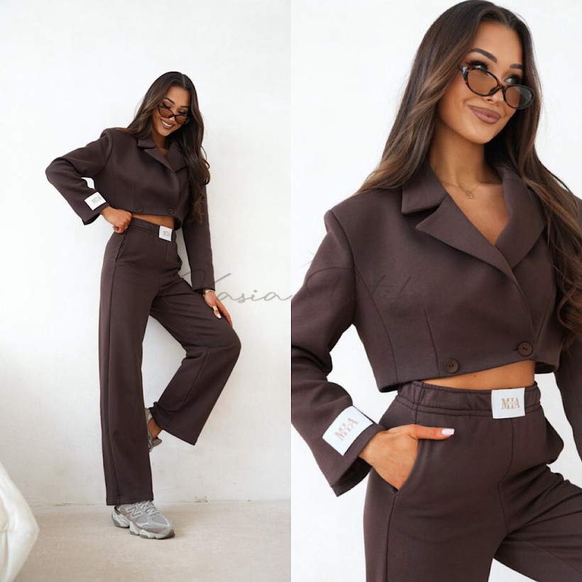  Marynarka Bawełniana Chic By Mia Czekoladowa