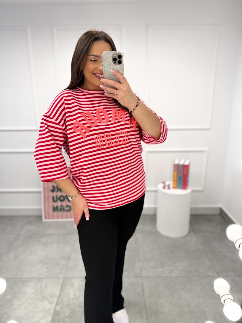 Bluza AMOUR CLUB czerwona