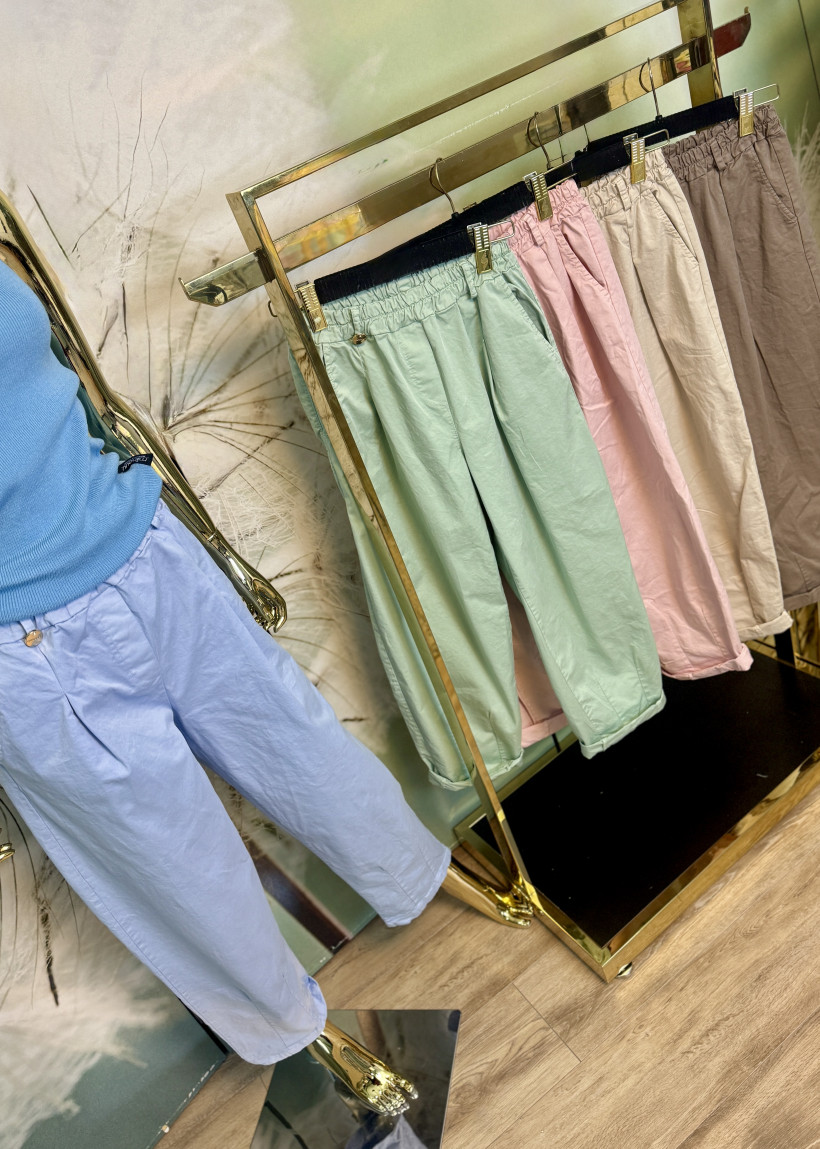 Bawełniane spodnie Balony Minouu