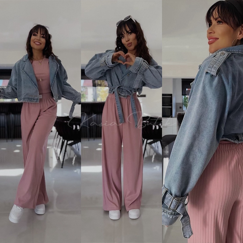 Katana Jeansowa Occult 7279 Niebieska