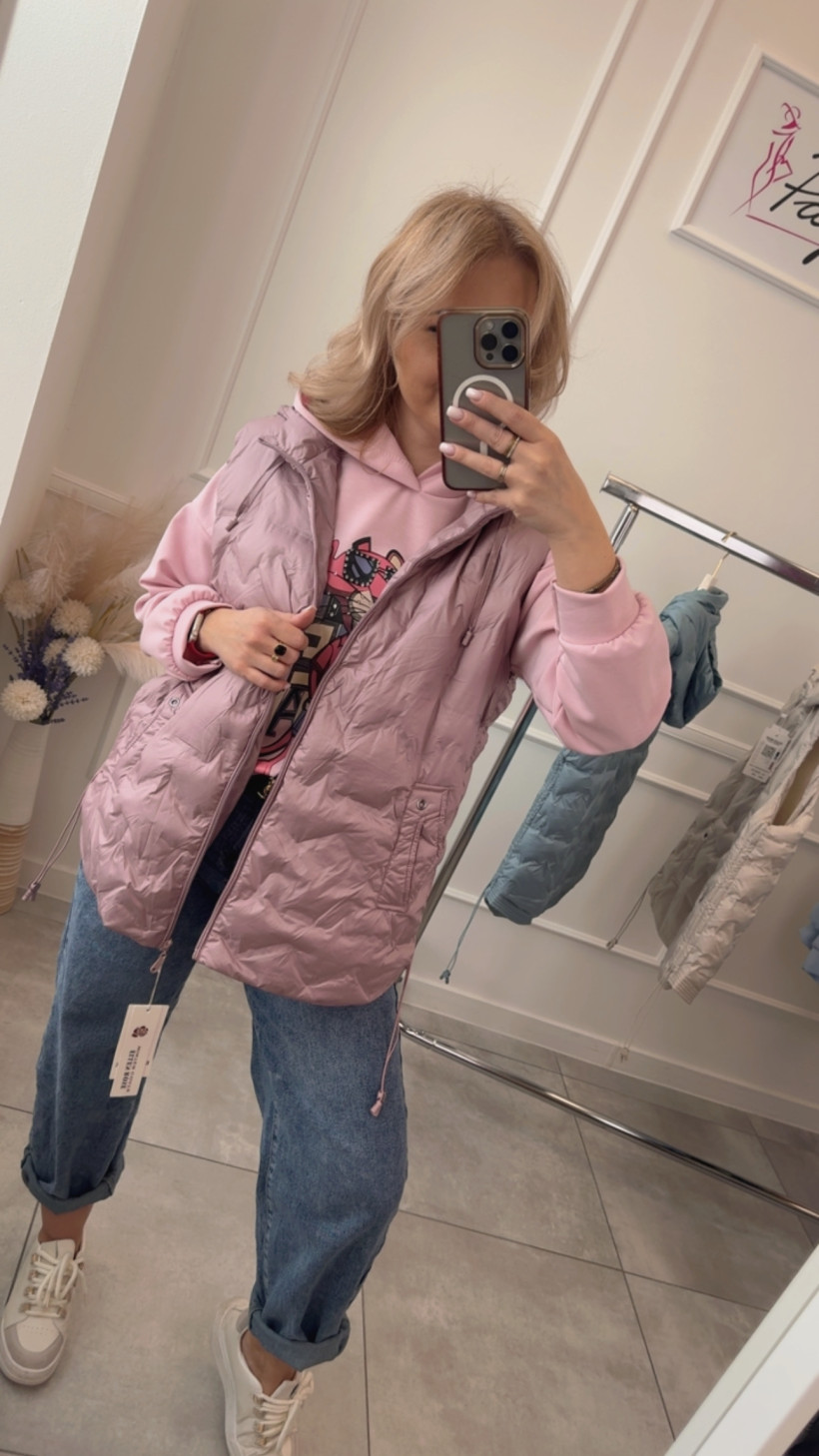 Kamizelka pikowana plus size 14404