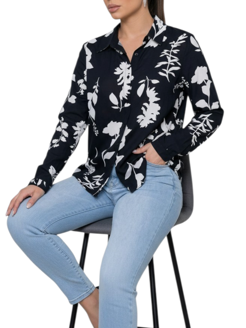 camisa flor