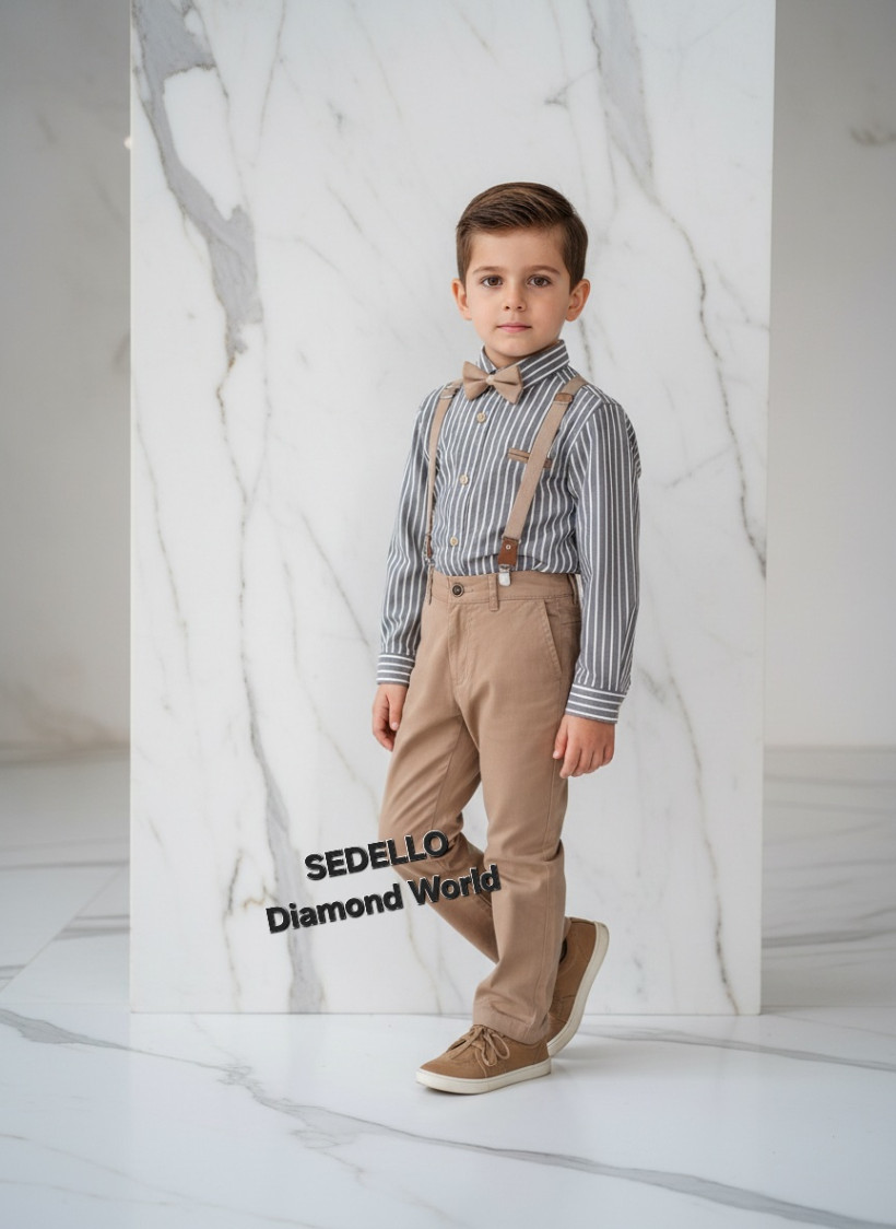 Komplet elegancki 4-cz. 110-128cm