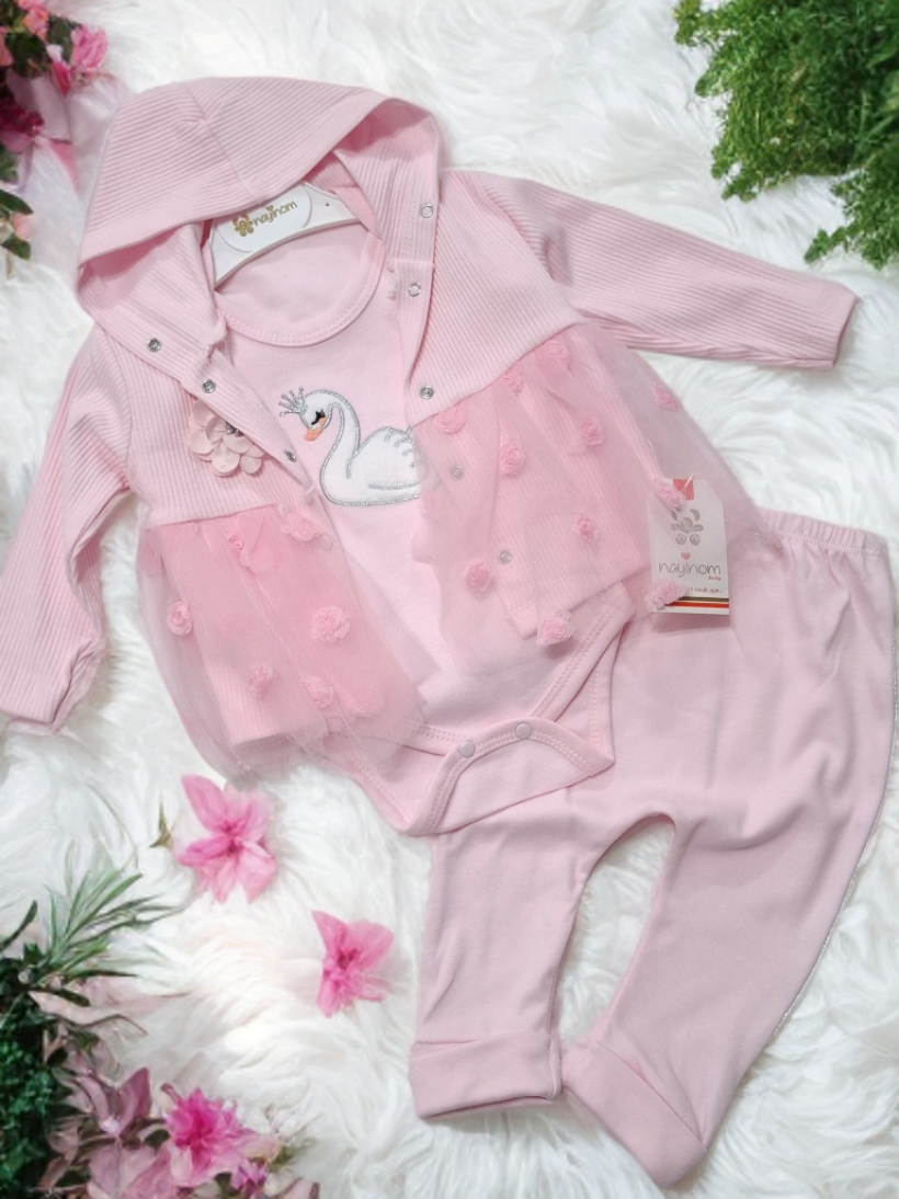 Komplet niemowlęcy 3-cz. CUDO 74cm 