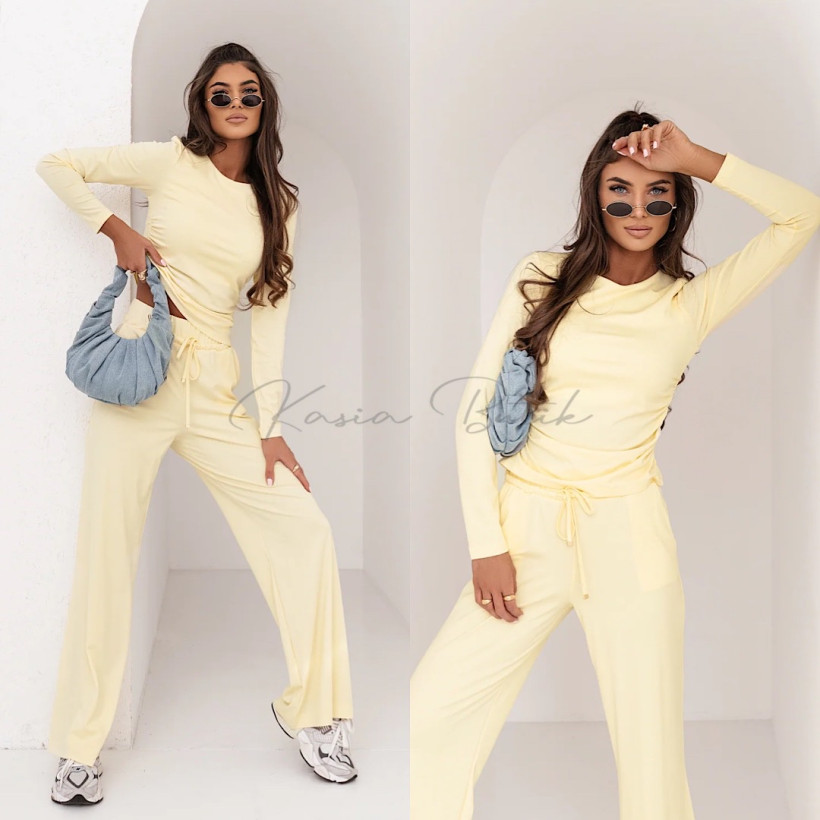 Komplet Wiskozowy Shira La Balancia Bananowy