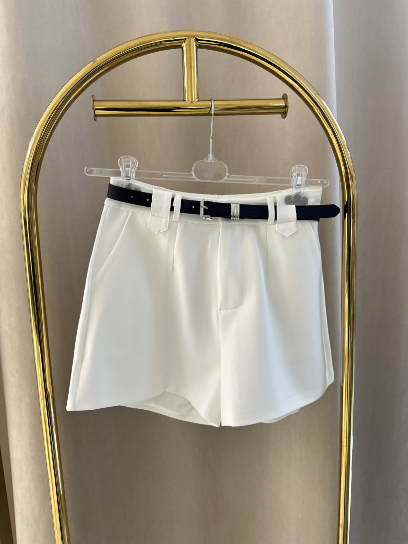 AZARA SPODENKI ŚMIETANA PASEK