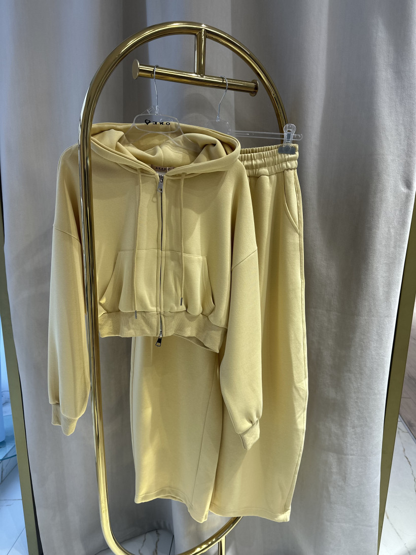 AZARA KOMPLET DRESOWY MUSZTARDA ZAMEK