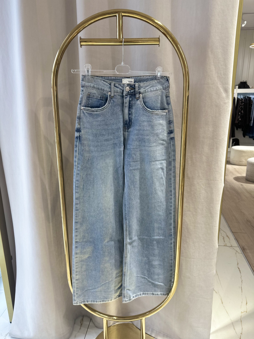 KATE SPODNIE JEANS SZEROKIE MESSY