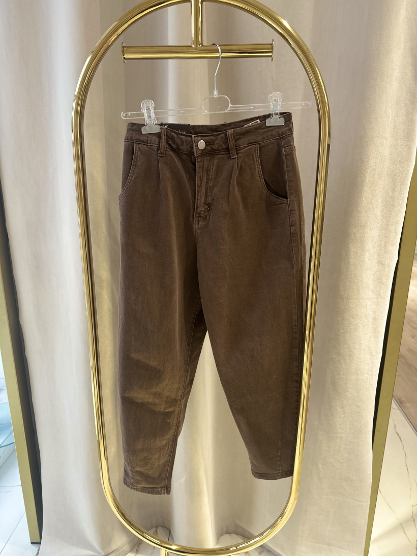 ADORO SPODNIE JEANS CZEKOLADA BALLON