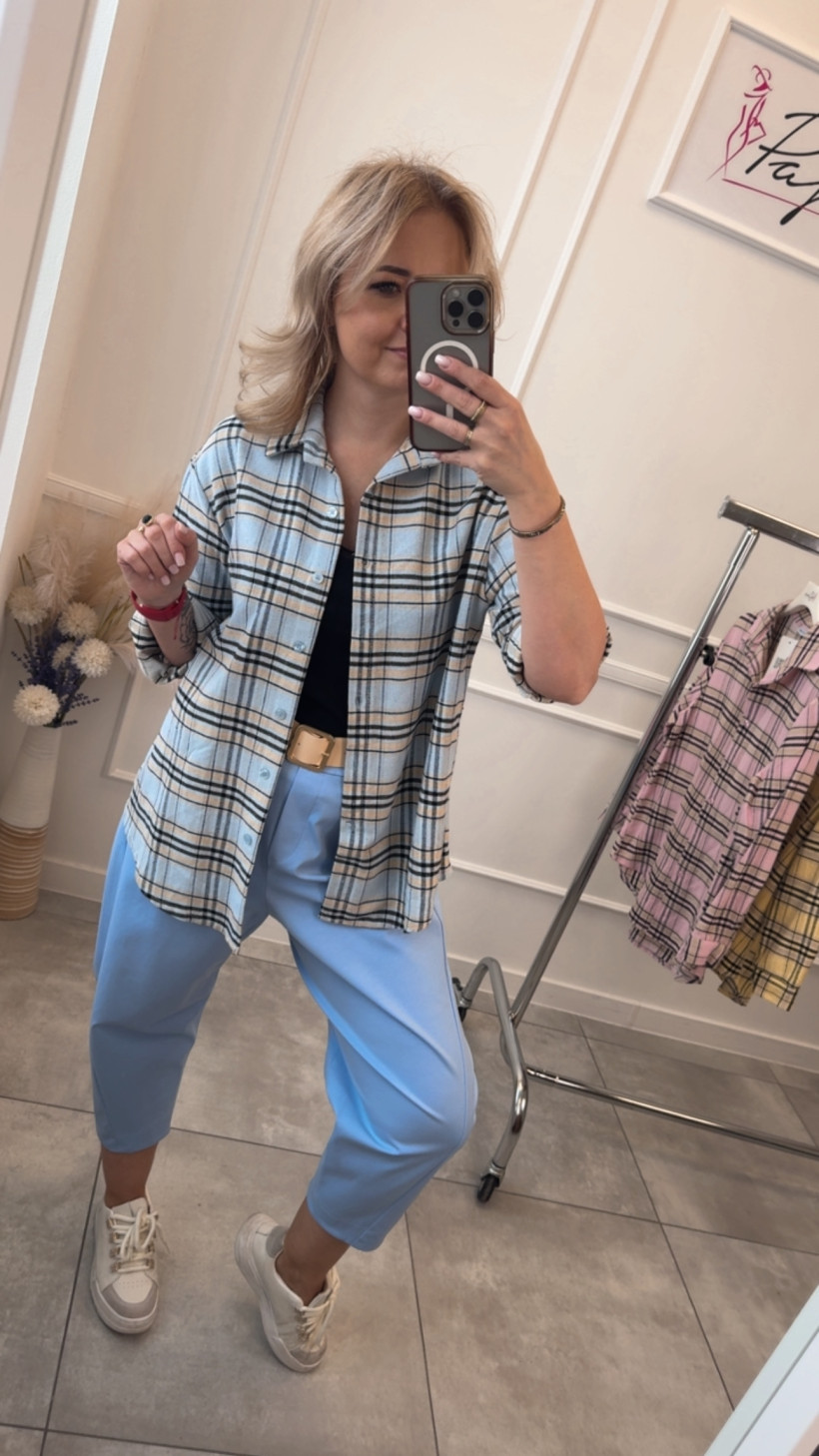 Koszula w kratę 14418