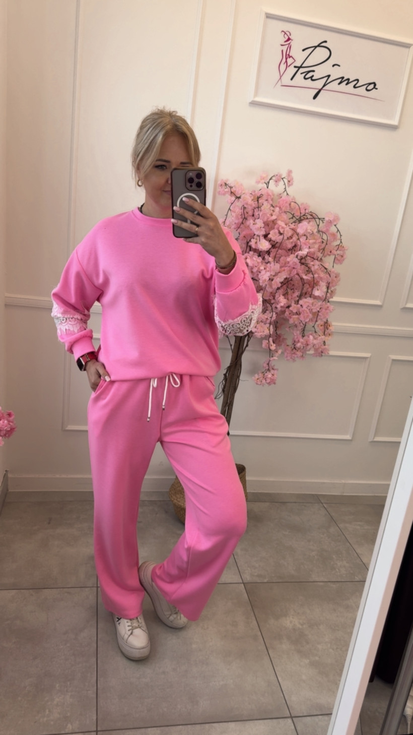 Komplet dresowy koronka 14422