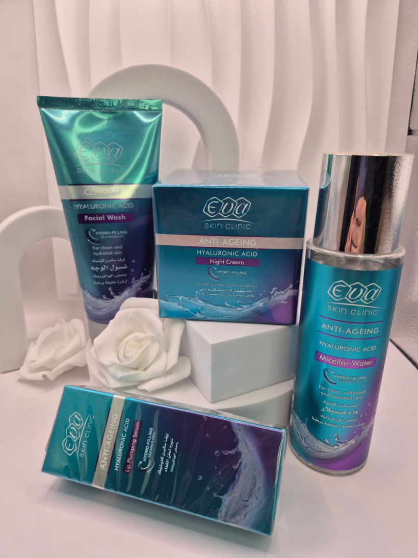 Zestaw z kwasem hialuronowym EVA COSMETICS - serum do ust GRATIS