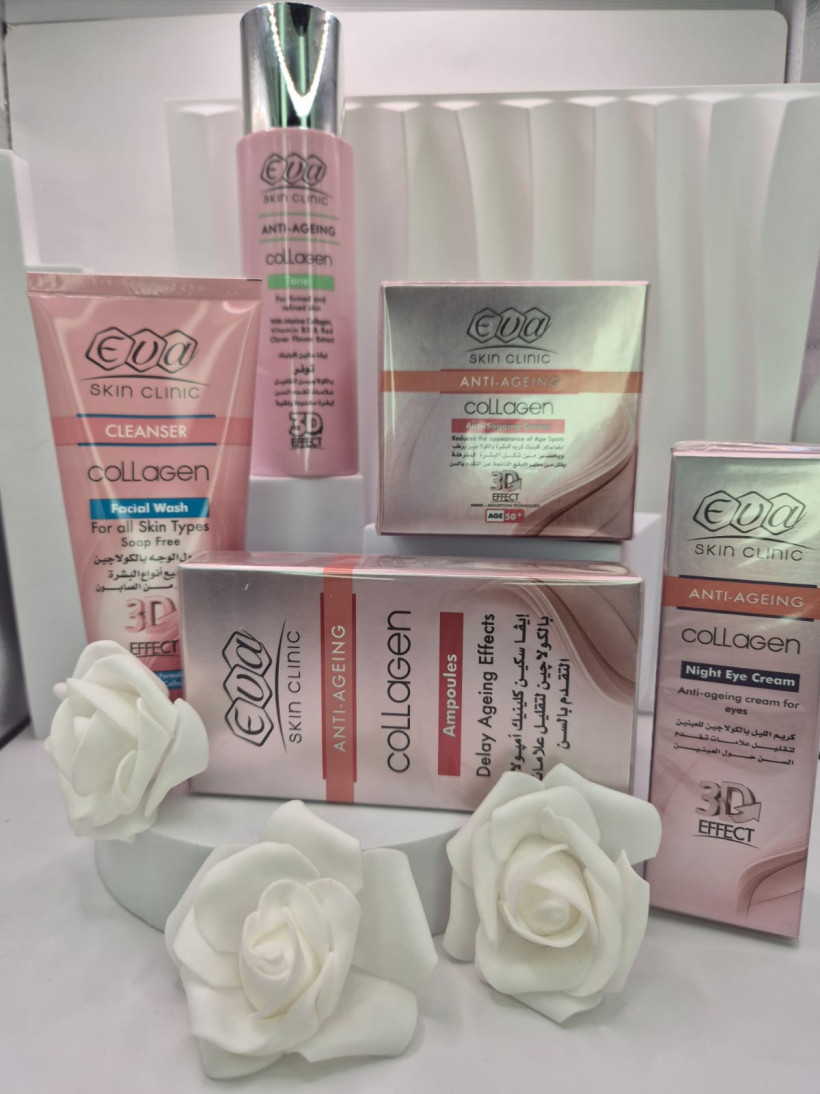 Zestaw collagenowy +50 od Eva Cosmetics - ampułki GRATIS