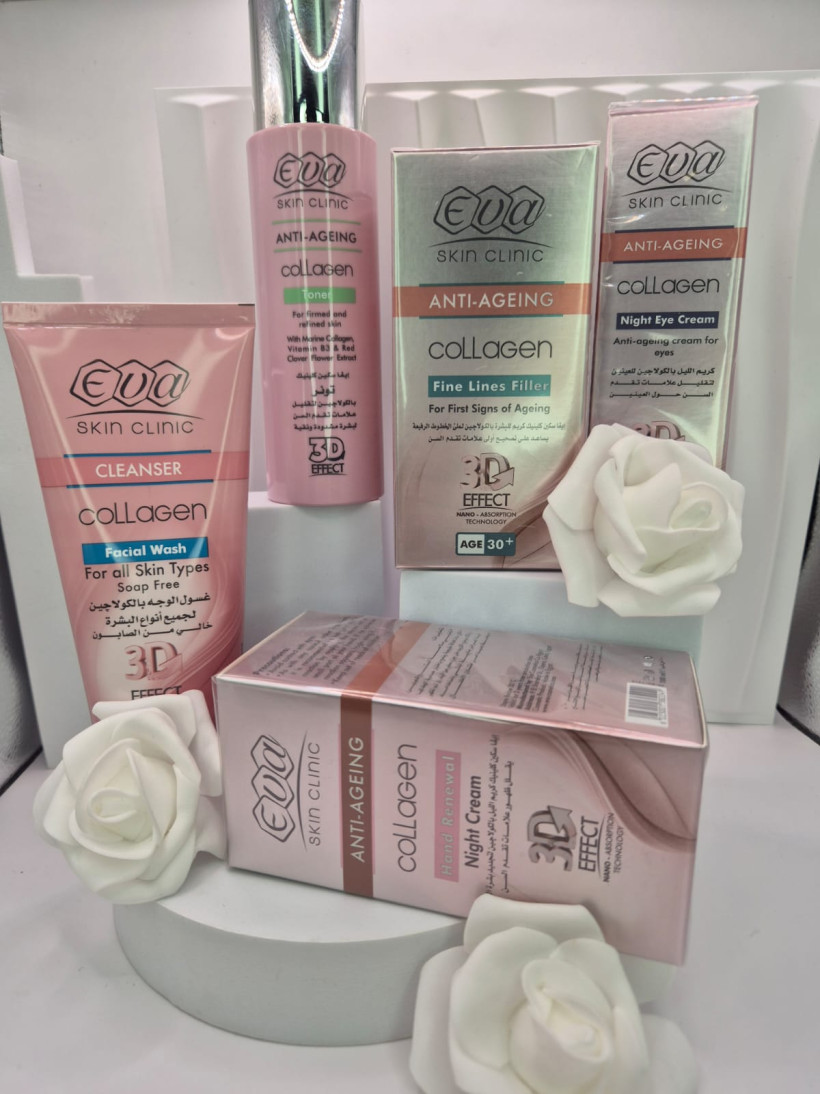 Zestaw collagenowy +30 od Eva Cosmetics - krem do rąk GRATIS