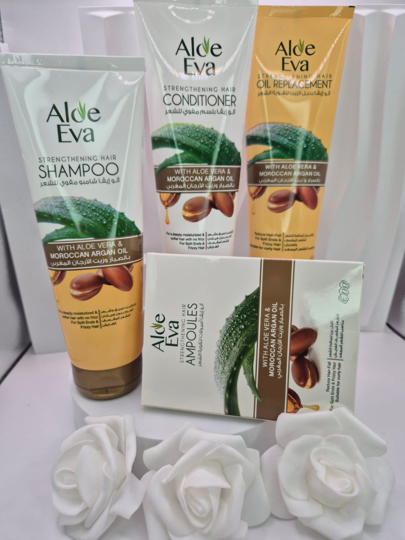 Zestaw nr 2 do włosów Aloe Vera od Eva Cosmetics - ampułki GRATIS