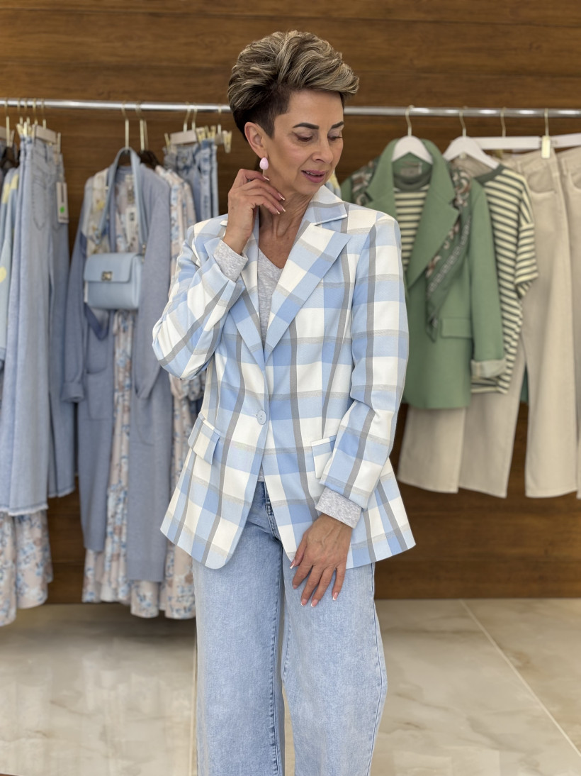 marynarka LALOUS - błękit