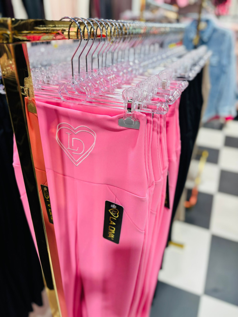 Legginsy la diva róż