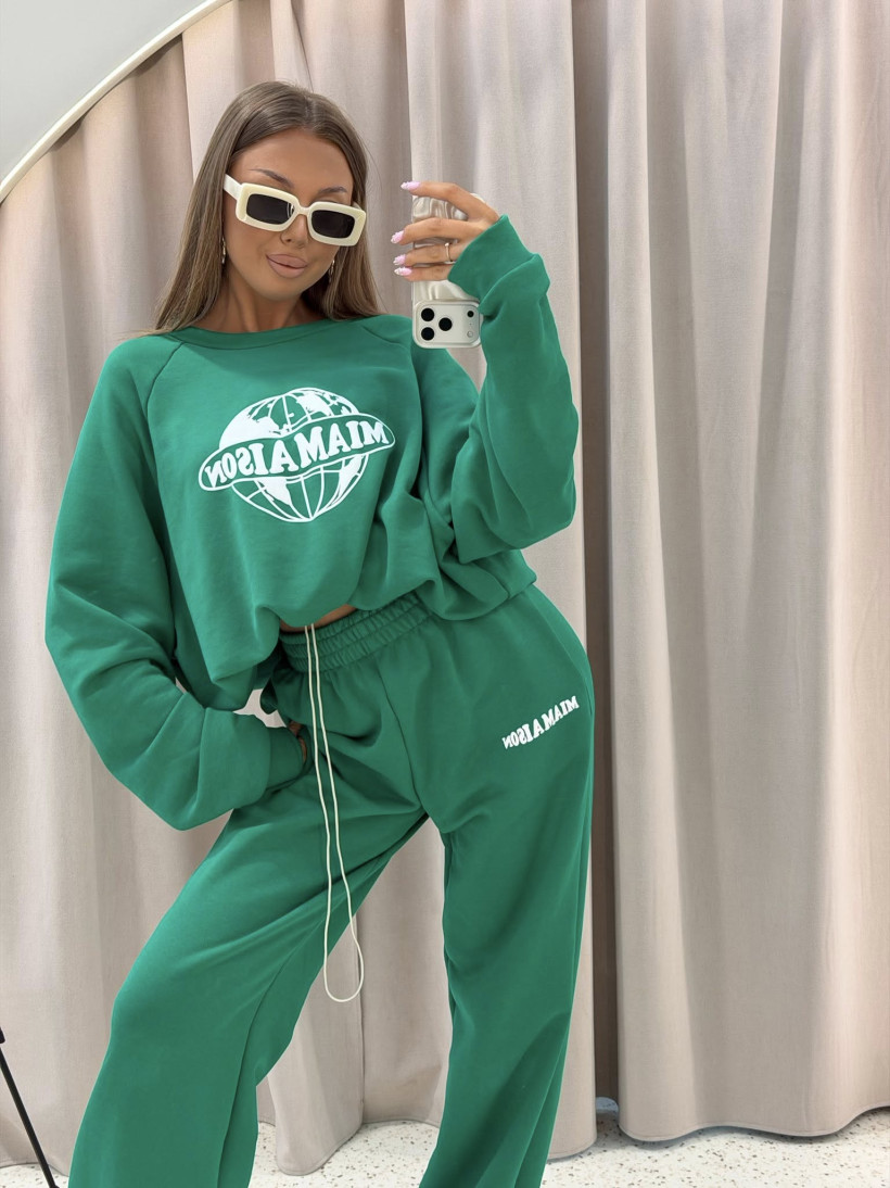 KOMPLET DRESOWY WORLDWIDE ŻYWA ZIELEŃ MIA MAISON