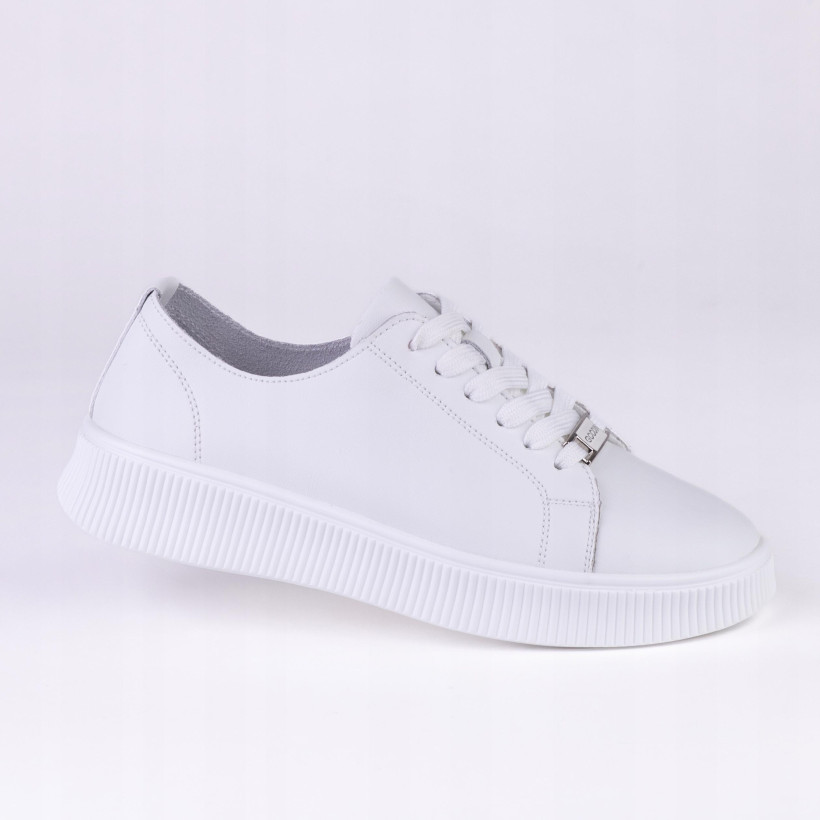 Sneakersy sportowe damskie skóra GOODIN GD-XW-1023 biel klasyczne lekkie