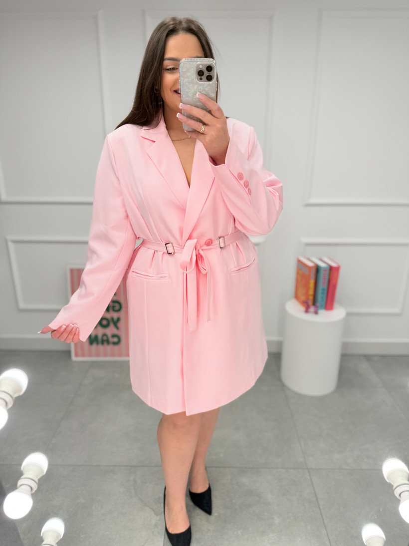 Sukienko-marynarka POVI różowa