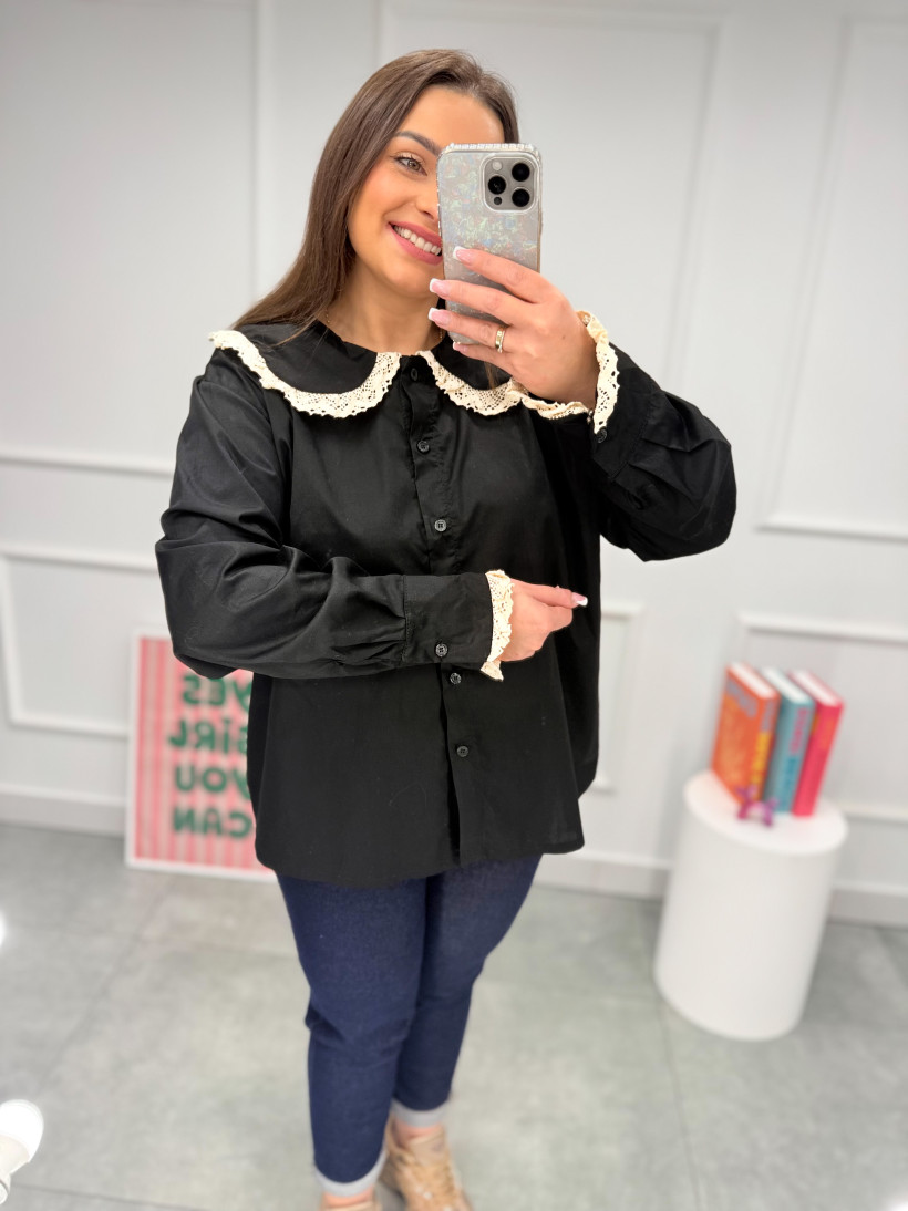 Koszula LOVELY czarna