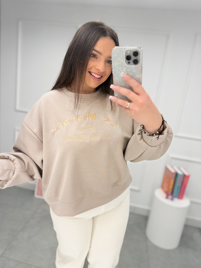 Bluza LA LAMARIS beż