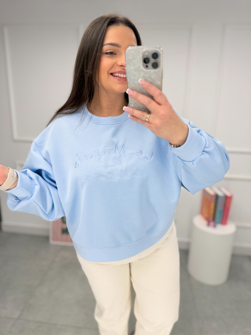 Bluza LA LAMARIS błękit 