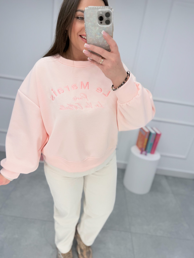 Bluza LA LAMARIS róż