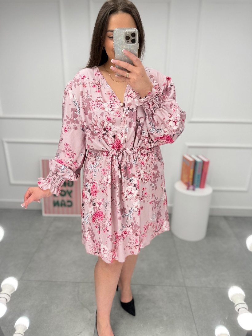 Sukienka ERLY kwiaty - jasna